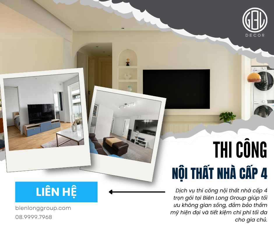Thi công nội thất nhà cấp 4